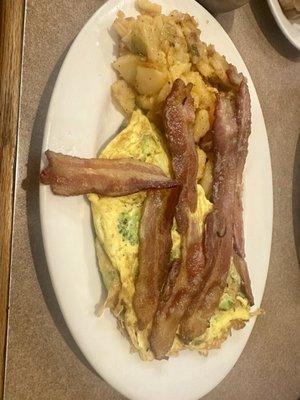 Omelette Home Fries bacon