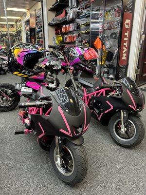 Pink Moto's ! Mini Moto's for kids