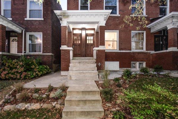 A historically sensitive renovation of this beautiful attached town home across the street from Terry Park in the Gate District.