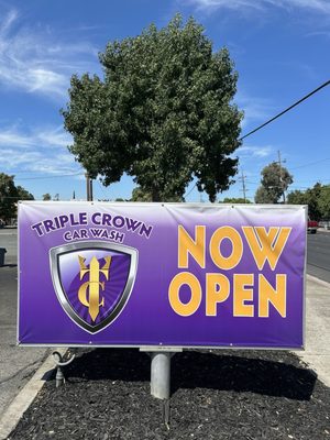 Now open sign