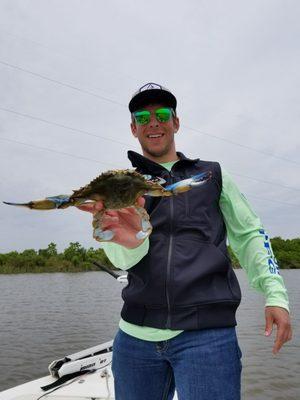 Crabbing is a favorite activity in Hackberry Louisiana. Lets catch some for your boil!