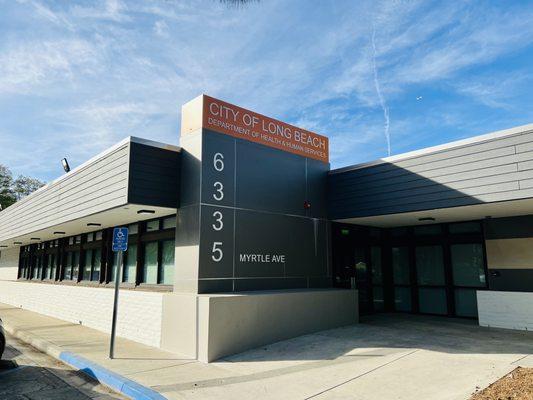 Main Entrance to Ron Arias Center for Healthy Equity Building