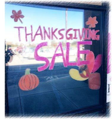 Thanksgiving Sale!