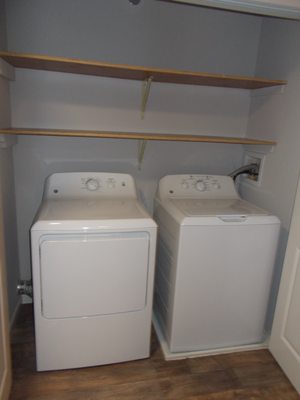 Washer & Dryer in every unit!