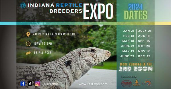 Our yearly flyer, all important info listed. Pictured: Tegu