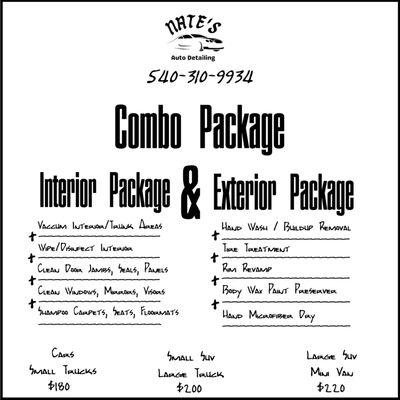 Combo Package Details/Pricing