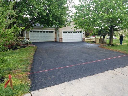 new driveway paving