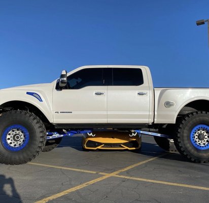 We do everything from monster trucks to Exotics.