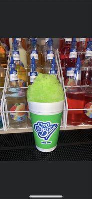 green apple Sno cone