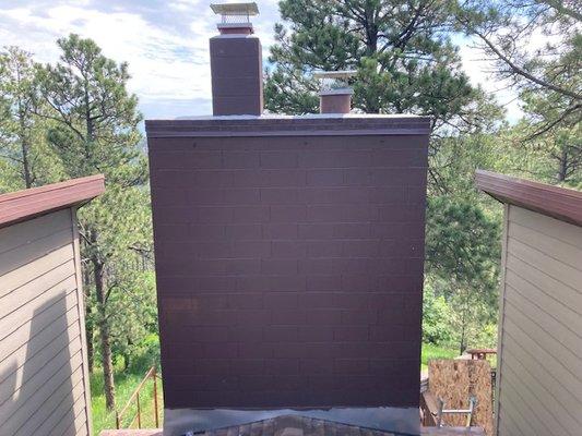 Chimney waterproofing