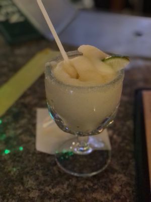 Small Margarita with sugar on the rim.