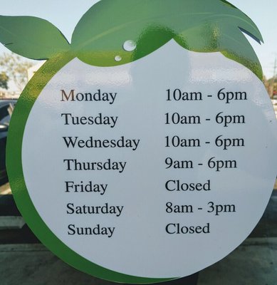 I love that the hours are very convenient and they open Saturdays.