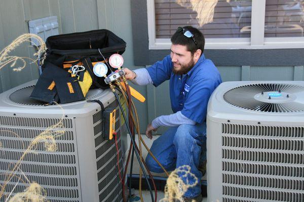 Repaired HVAC and added refrigerant