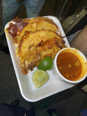 Birria tacos