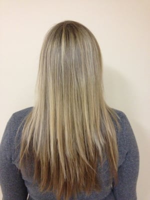 Foils with a darker color underneath