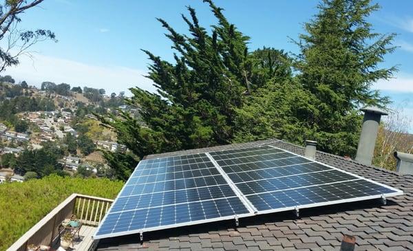 Solar array in Pacifica