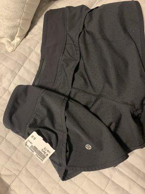 Lululemon shorts priced wrong