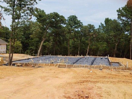 PT Foundation ready to be poured.