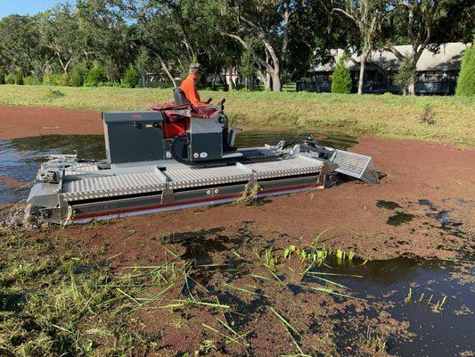 Chemical Free Aquatic Vegetation & Algae Removal