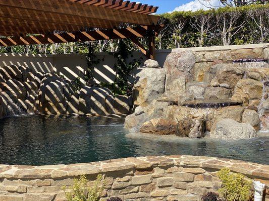 Above ground koi pond build laguna niguel CA