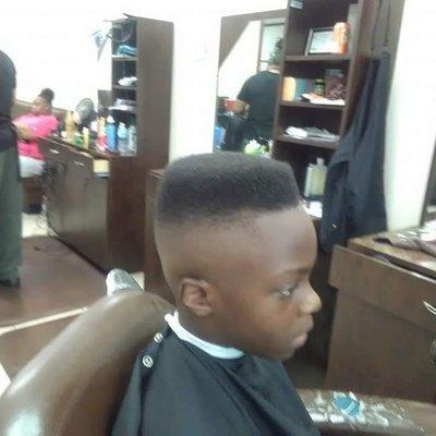 Bald fade Box cut