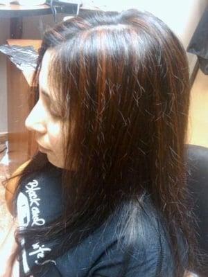 Base color Black with Red highlights. Fun