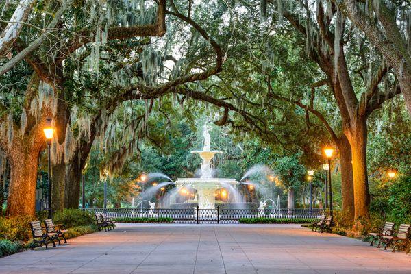 Forsyth Park Fountain - Historic Savannah, Georgia