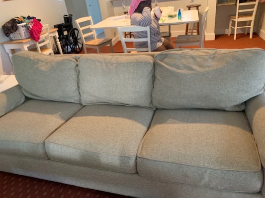 The sofa is very uncomfortable  Where are the maintenance fee going to ? They show you the staged units that look nice