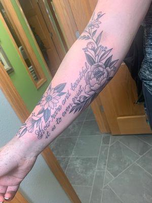 Forearm Tattoo by Shannon at Kindhand tattoo