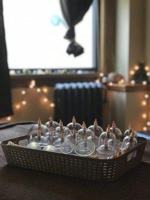 Massage therapy Cupping Technique