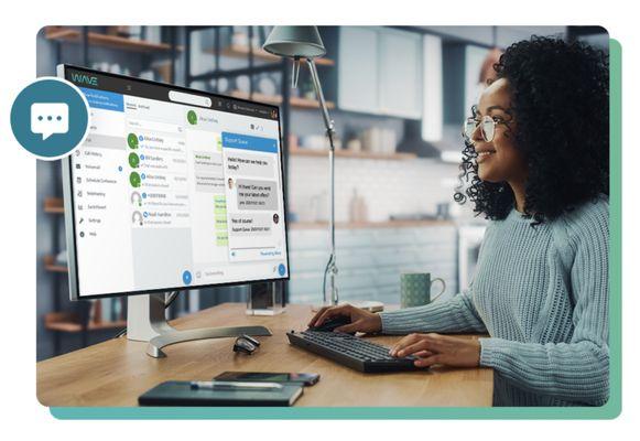 A business phone system that has everything you need to connect with teams and customers in one place.