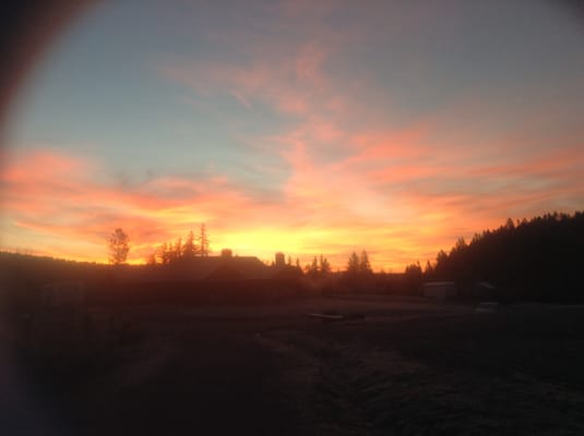 130 acres with beautiful sunrises and sunsets.