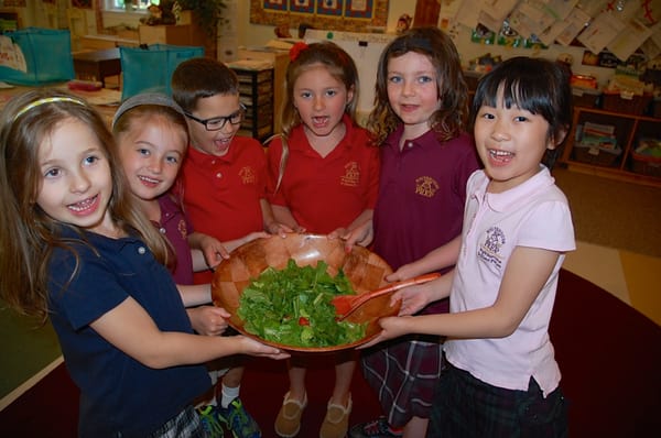 Hands on performance based science activities cultivate meaningful learning.  The children grow their own veggies in our vegetable gardens.