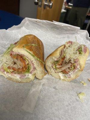 Italian hoagie! Very good!