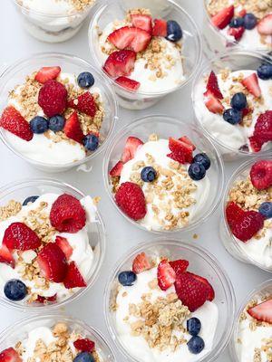 Fresh fruit Parfaits