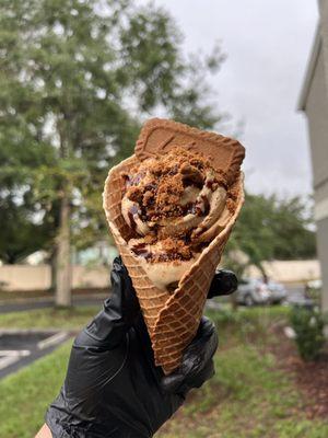 Fresh Waffle cones!