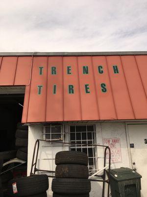 Trench tire repairs