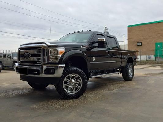 2015 F-350 $9,000 repair completed at Concours Paint and Body