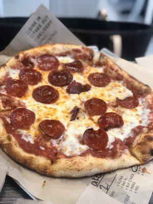 The classic pepperoni is yummy too, ask for the garlic sauce. Yummy!