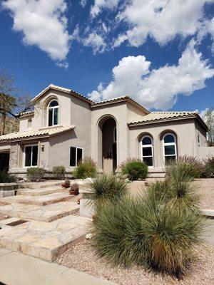 Milgard Tuscany series vinyl windows we installed in Ahwatukee.