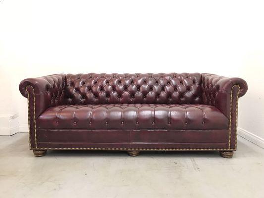 Leather Chesterfield Sofa