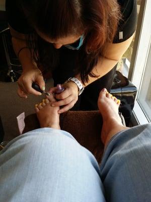 Pedi time!