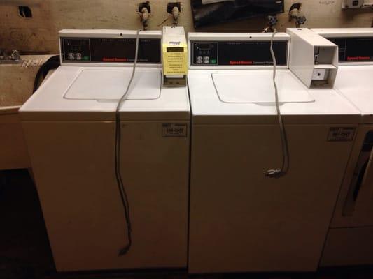 Non working laundry room that also flooded the basement.