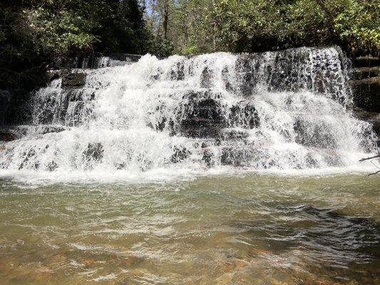 1 of 4 - This is upstream of the main waterfall