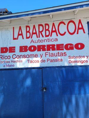 Barbacoa De Borrego y otros antojitos.