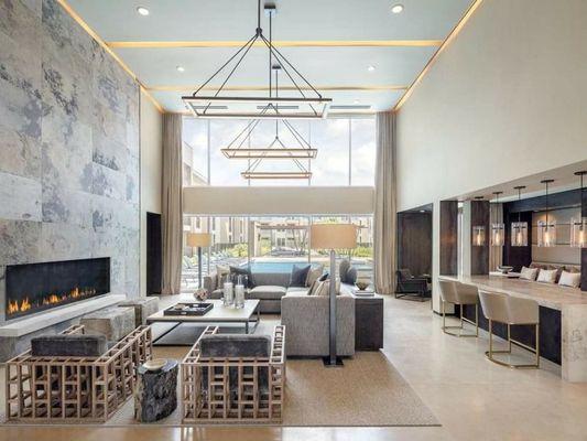 Stunning clubhouse at this Downtown luxury property