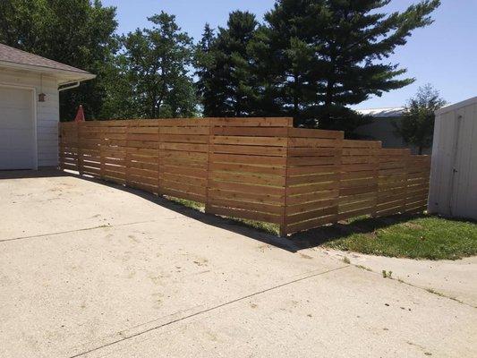 Fence installation is what we love doing!