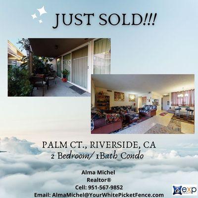 Just Closed !!! Represented the seller on this great 2 bedroom condo in the heart of Riverside!