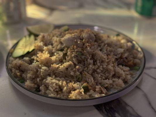 Lump crab fried rice