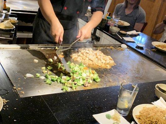 Hibachi! Nice!